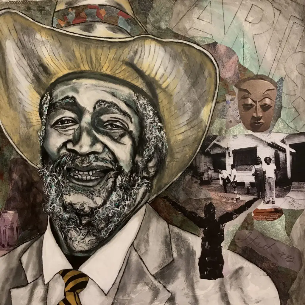 Romeo Robinson's "Urban Frontier Artist — Jesse Lott" (Courtesy Bisong Gallery)
