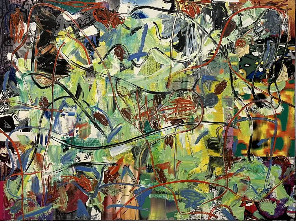 Dick Wray's "Untitled," 2003, at Deborah Colton Gallery