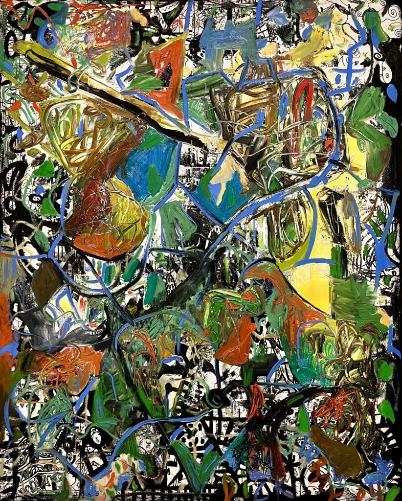 Dick Wray's "Untitled," 2004, at Deborah Colton Gallery