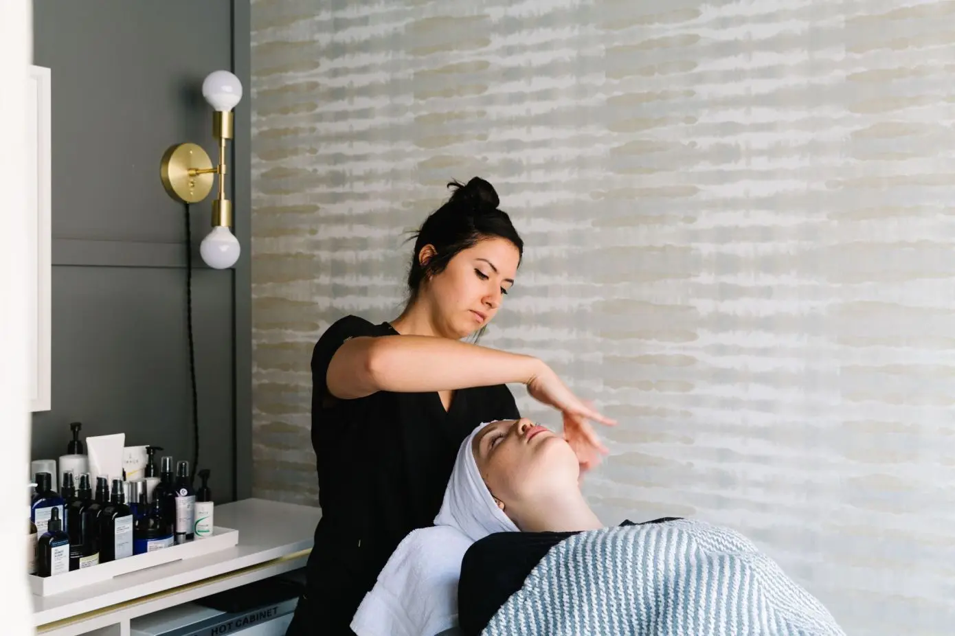 Treatments at Heyday are no-fuss with estheticians trained in the Heyday philosophy of facials.