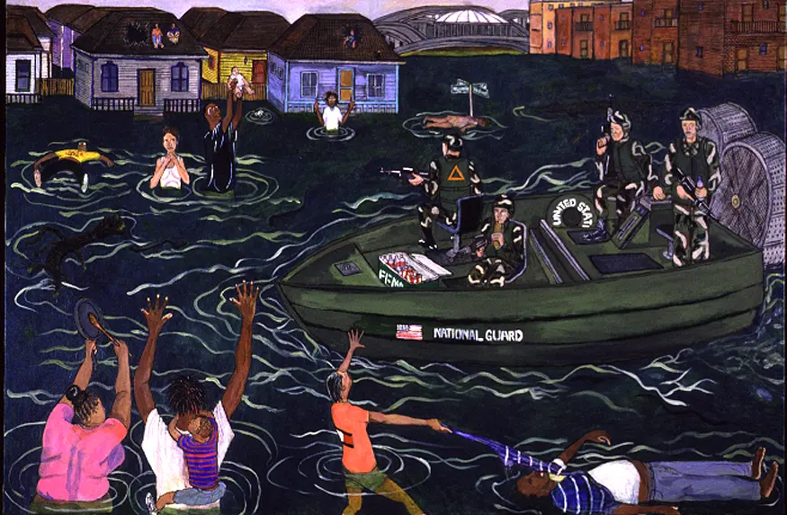 El Franco Lee II's "Nightmare Katrina," 2005. (Courtesy El Franco Lee II)