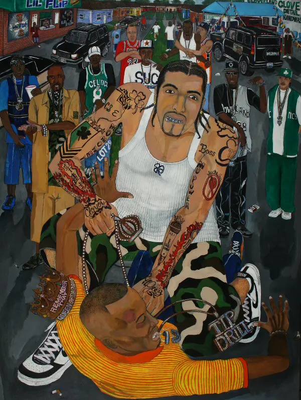El Franco Lee II's "Lil' Flip vs TI," 2006. (Courtesy El Franco Lee II)