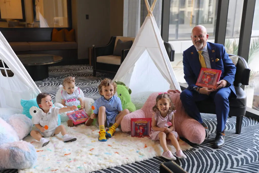 Gather around for live storytime every Saturday.
