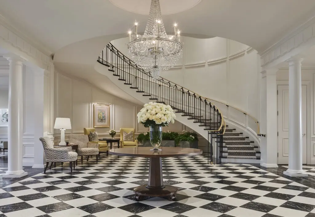 The classic, glamorous design of Rosewood Miramar Beach sets the tone for a super luxury hospitality experience. 