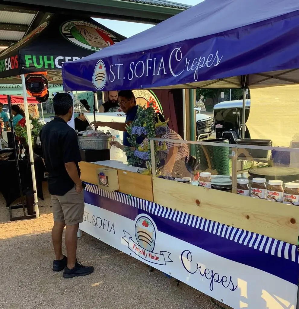 St. Sofia's Crepes at Saginaw Farmers Market.