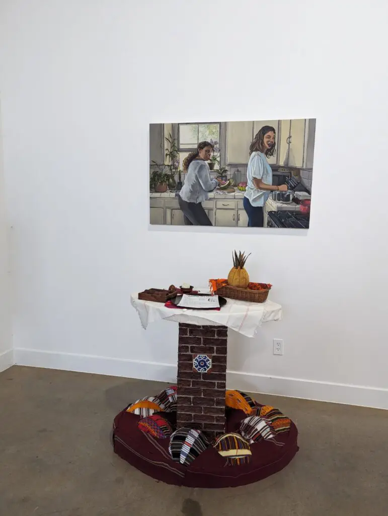 Collection by Toto, featuring one of the multi-sensory inclusive tables, at "Multi-Zen-Sery" at The Alta Arts (Photo by Brittany Ellis)