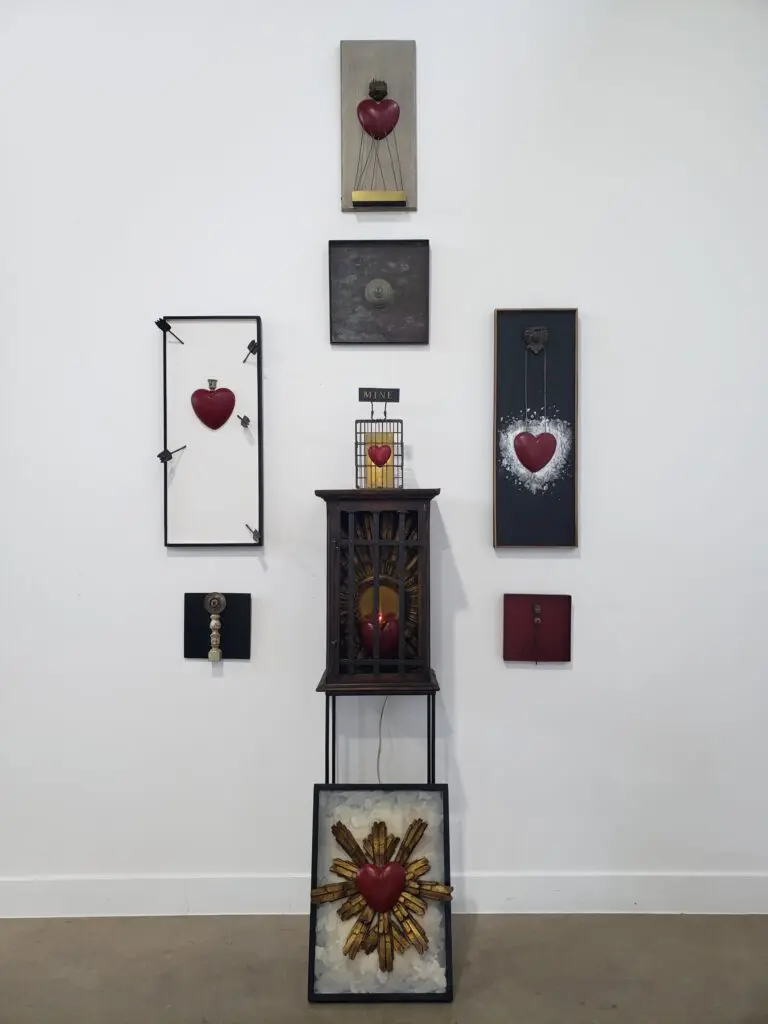 Collection by Victor Rojas at "Multi-Zen-Sery" at The Alta Arts (Photo by Brittany Ellis)