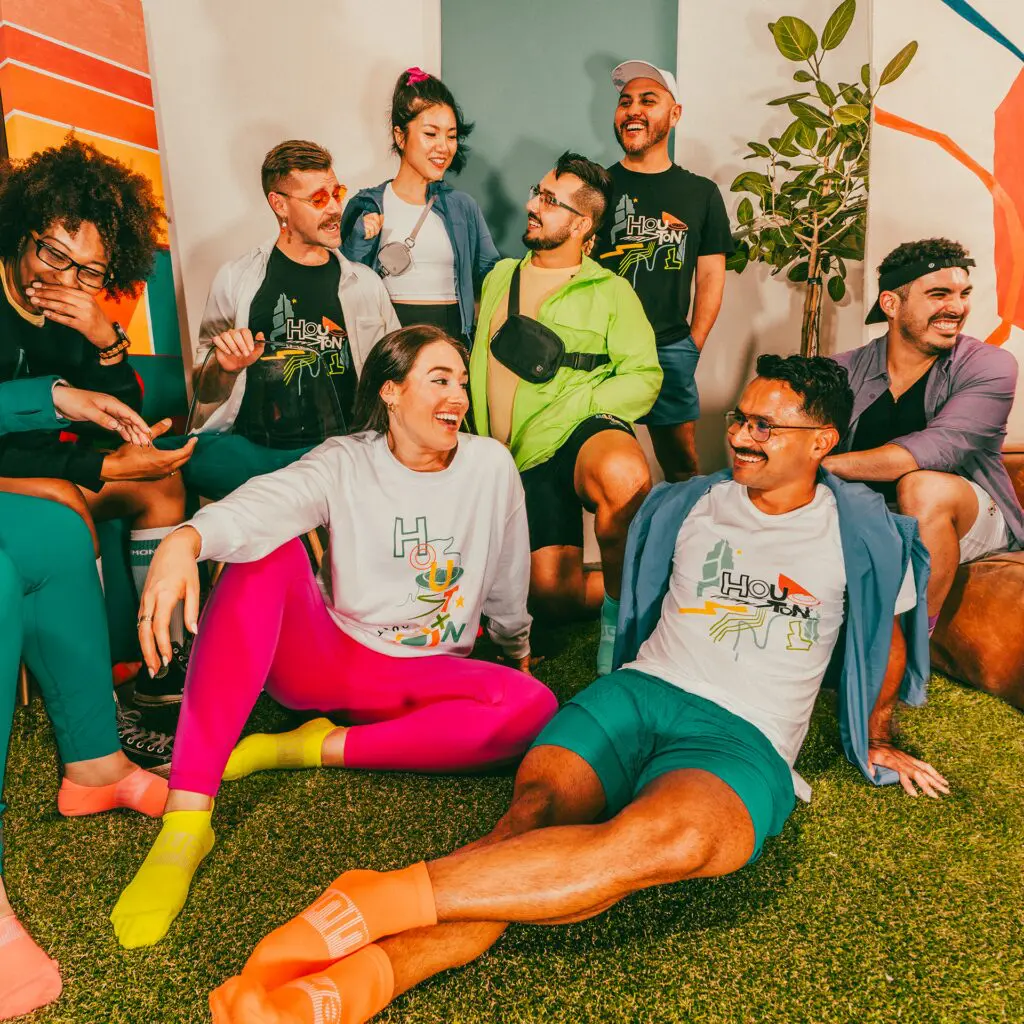 Hugo Pérez designed a Houston-inspired collection for Lululemon's Rep Your City line. (Photo by Brionne C. Dunham)