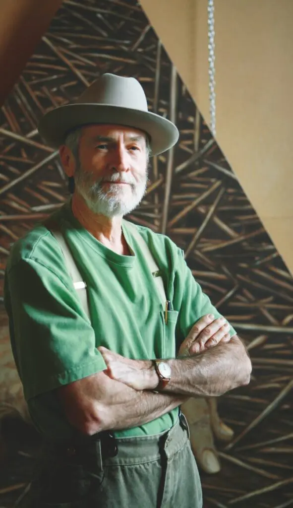 Wayne Gilbert was the unofficial captain of Houston's art scene. (Photo by Jenny Antill Clifton, courtesy Texas Artists Today)