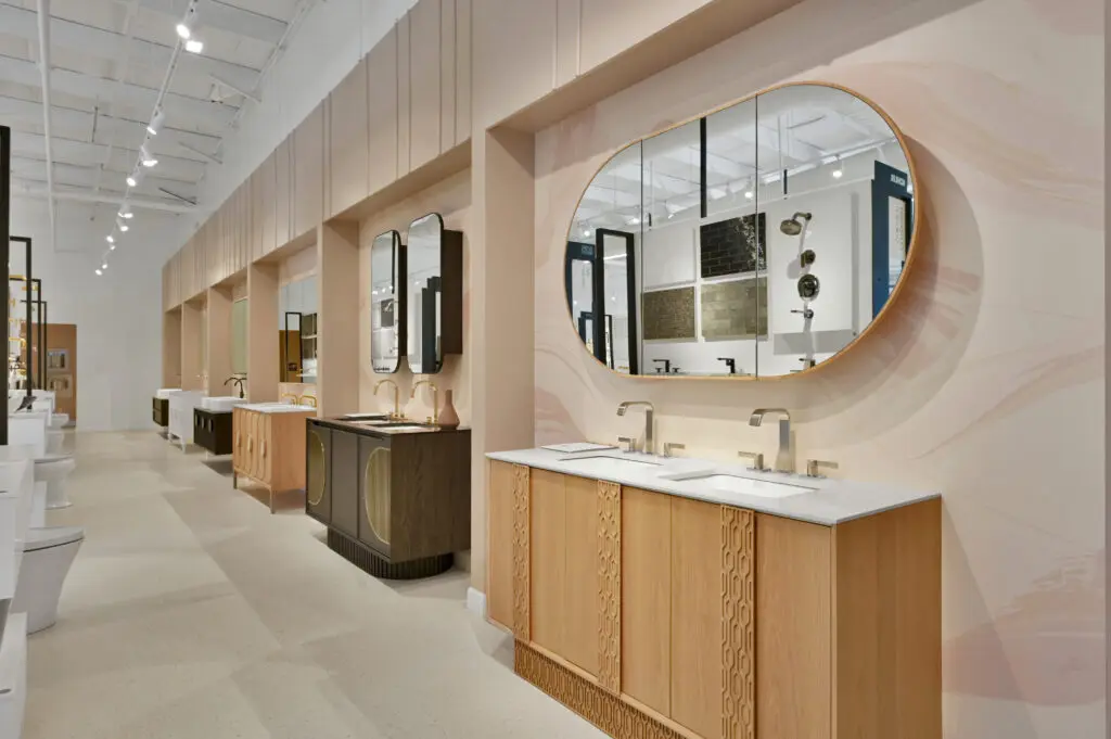 Customers can select every product they need to create their space, as well as view various package options that are available for purchase, from appliances to tile work and cabinetry.