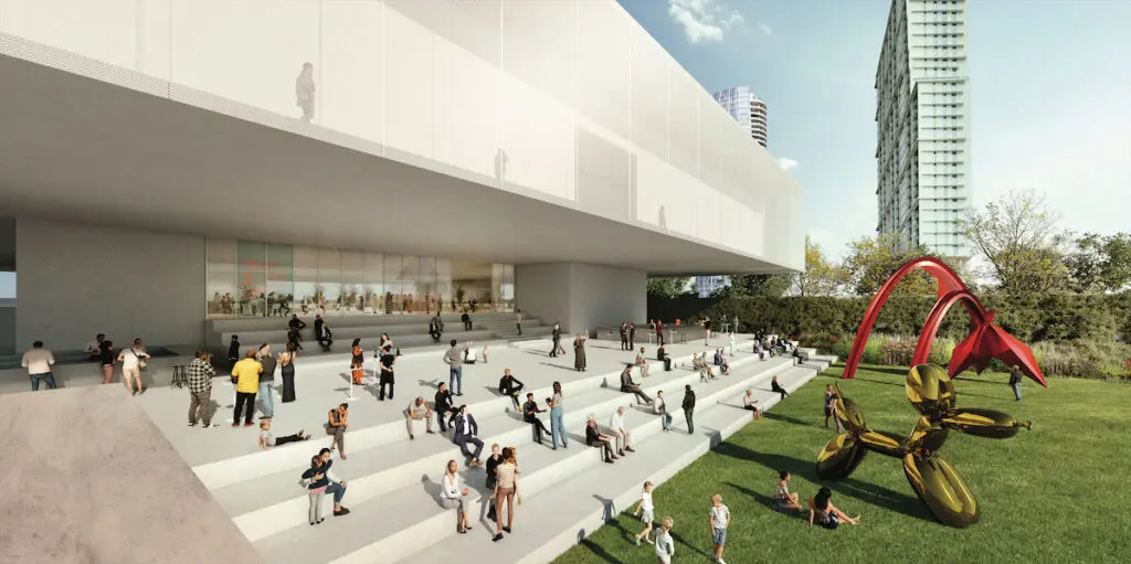 Rooftop Terrace and Event Space View © Nieto Sobejano Arquitectos