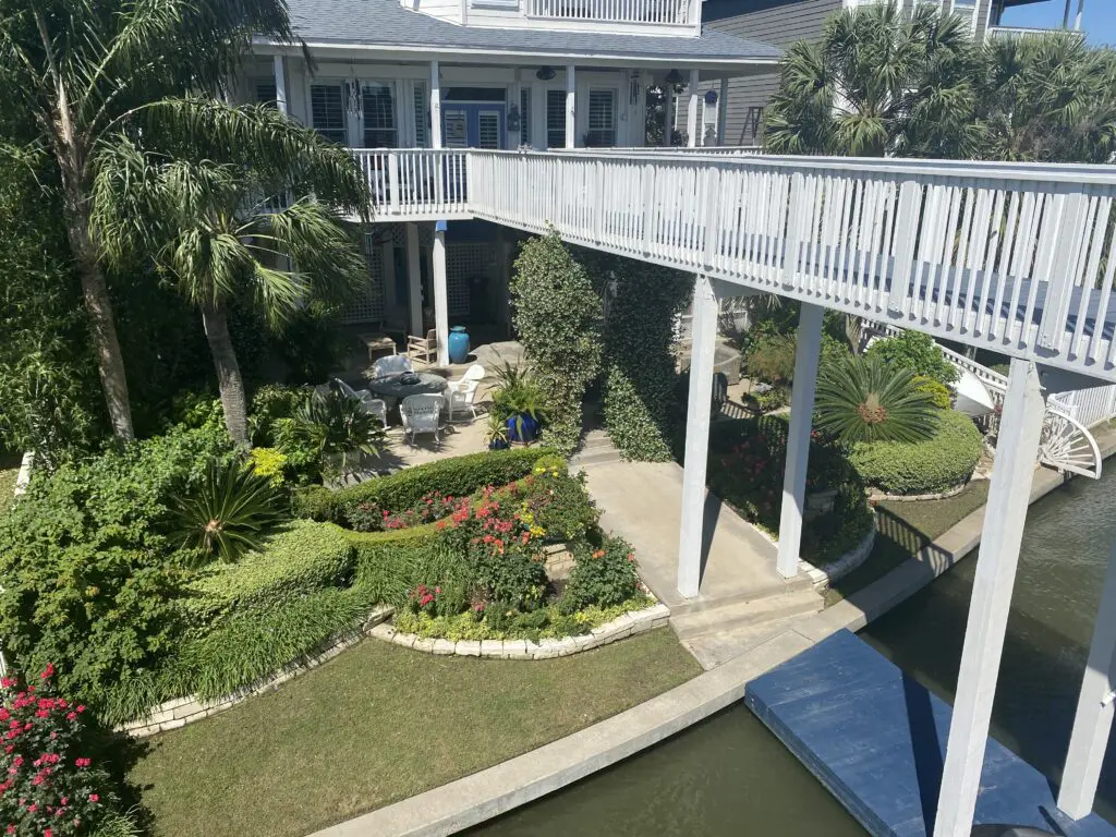 A.J. drew much of his initial inspiration from the courtyards of New Orleans.