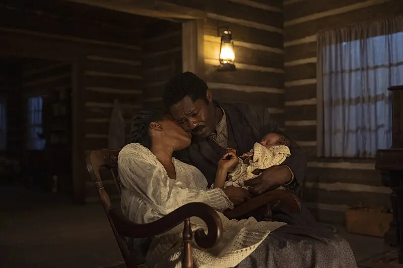 Lauren E. Banks as Jennie Reeves and David Oyelewo as Bass Reeves bring reality back to the range. (Photo by Emerson Miller)