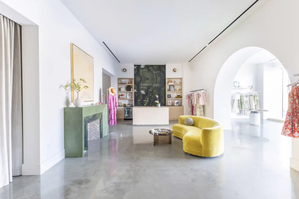 The Christy Lynn flagship in Memorial Villages with design by Ashton Taylor Oberhauser (Photo by Jordan Geibel)