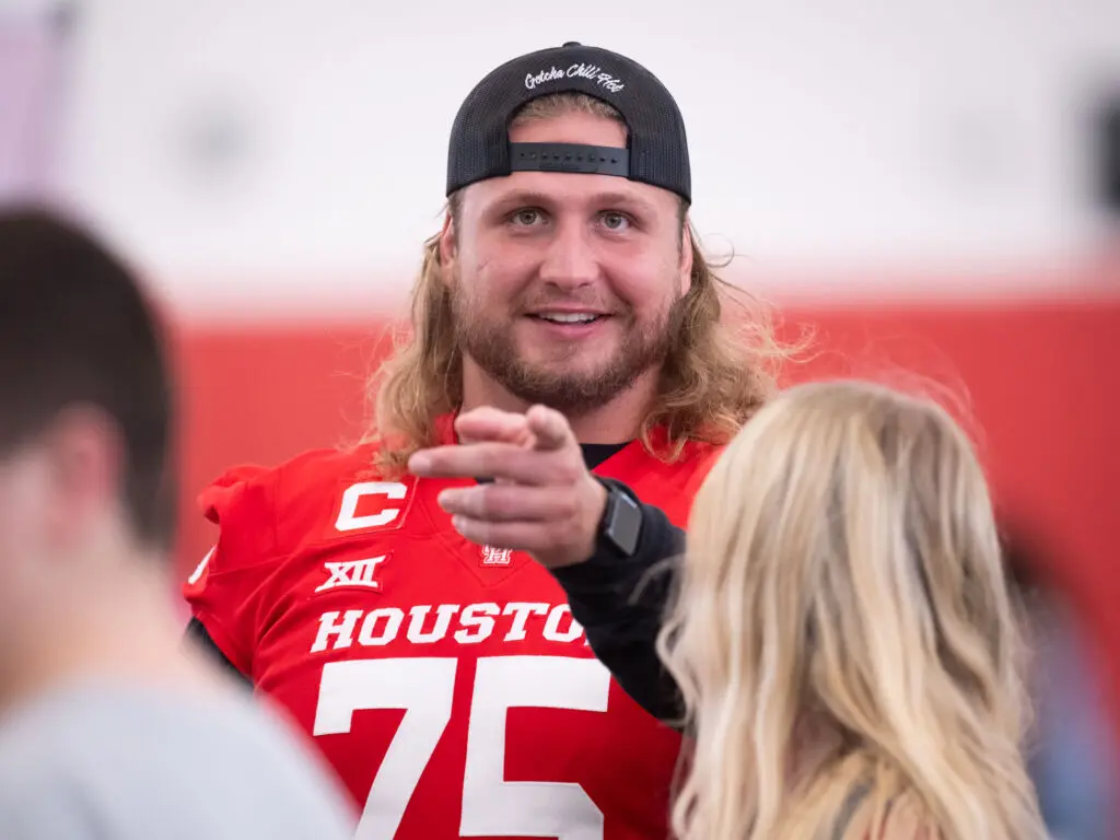 UH center Jack Freeman will help power how far Dana Holgorsen's Cougars can go. (Photo by F. Carter Smith)