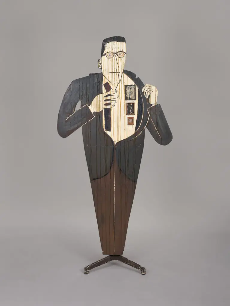 Edward Kienholz's "Walter Hopps Hopps Hopps," 1959 (Photo by Caroline Philippone. © Kienholz. Courtesy of L.A. Louver, Venice, CA.)