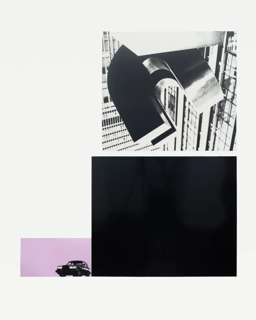 Gretchen Bender's "Untitled," 1982 (Photo by Caroline Philippone. © Estate of Gretchen Bender, Courtesy Sprüth Magers.) 