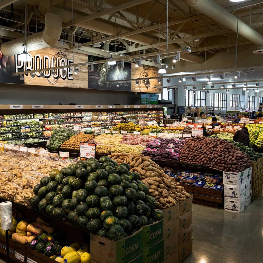H Mart – produce you cannot find anywhere else.