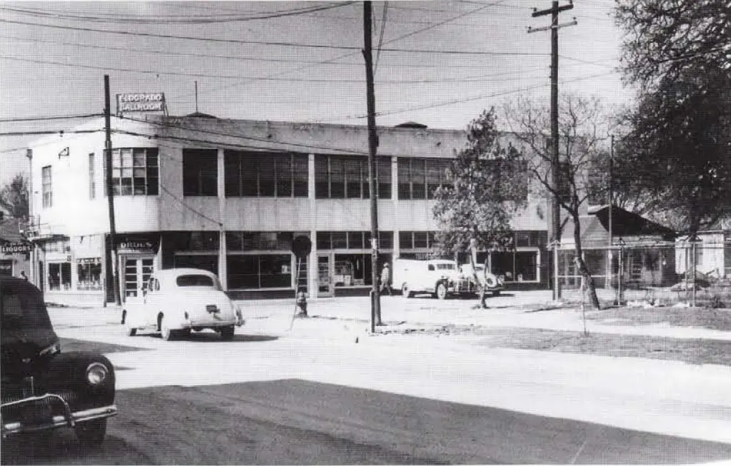 A historic images of the Eldorado Ballroom now also houses a hybrid all-day café and market was designed to serve its neighbors with culturally conscious prepared foods and locally sourced products, many created by enterprising black creatives in the community. (Photo by Courtesy of The Eldorado Ballroom)