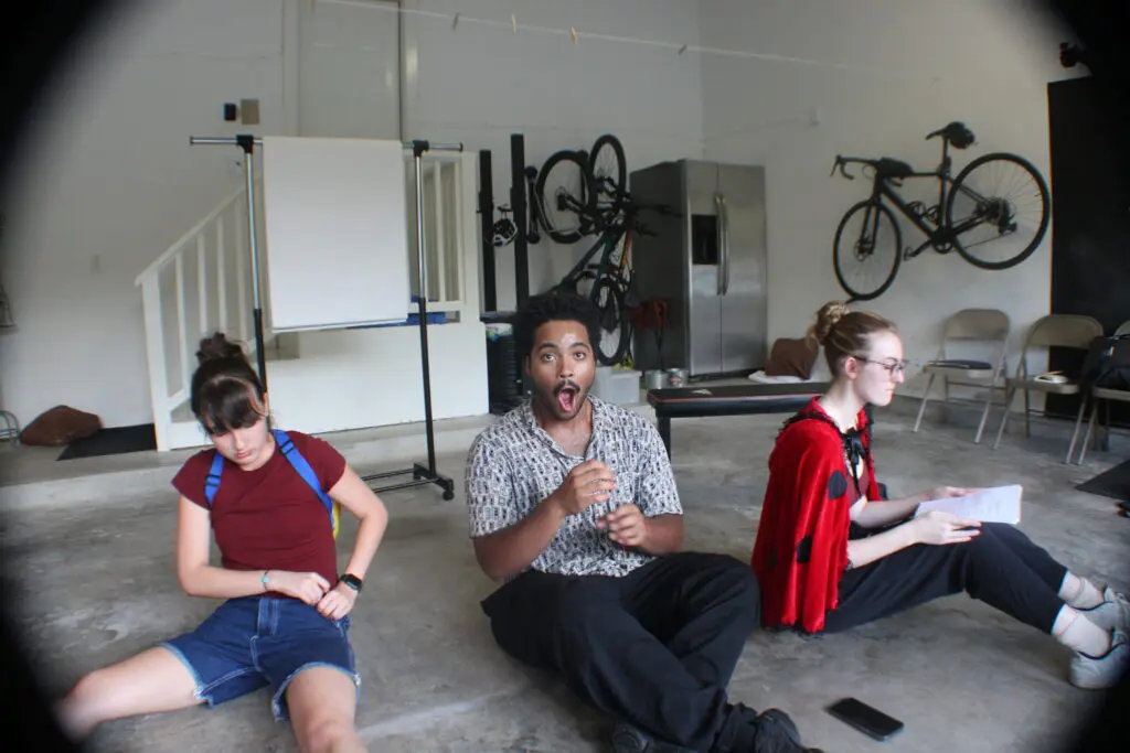 Behind dress rehearsals of "Sweet Trip" by Lily Afghani (Photo by Ethan Bard)