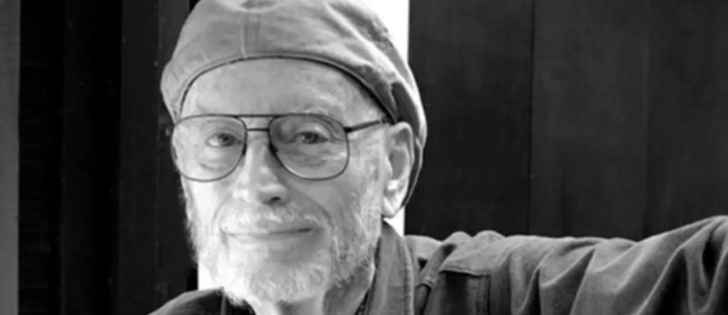 Painter David Simpson, aged 95, lives and works in Berkeley, California. A member of the Beat Generation, many of his painterly works feature iridescent pigment paints combined with acrylic paint. (Courtesy Haines Gallery, San Francisco)