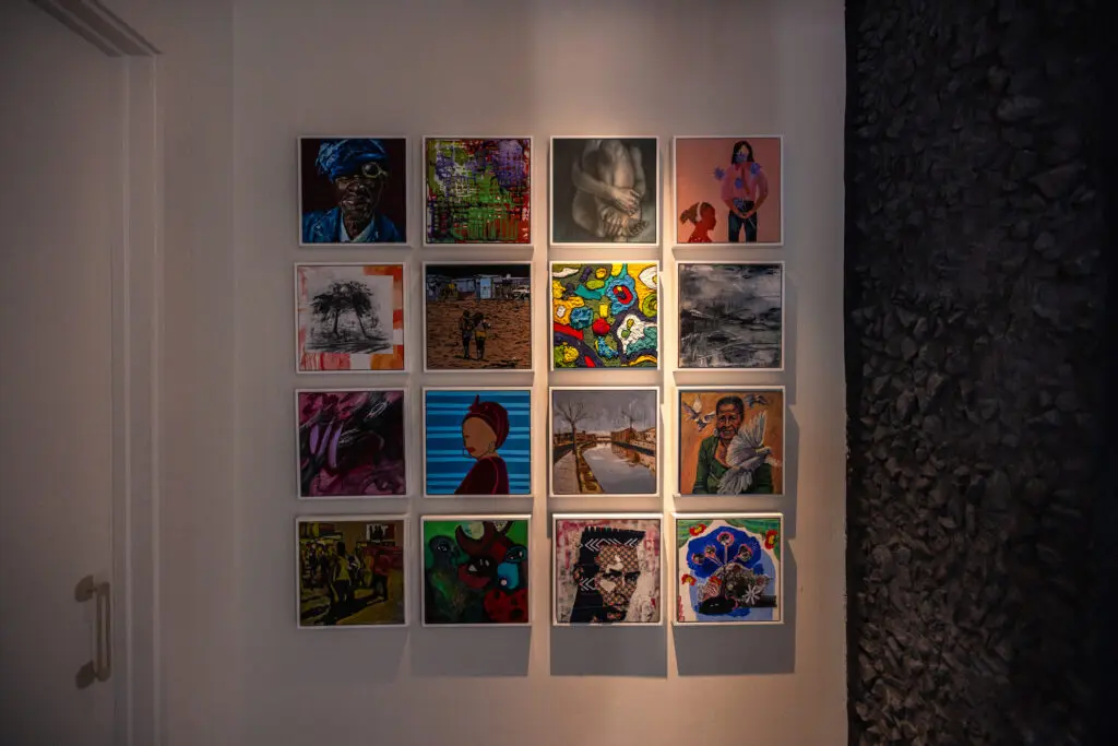 The powers that be at Nando's collaborate with both South African and a community's local artists to decorate each space. They are said to possess the largest collection of South African art in the world. Photo by Michael Anthony.