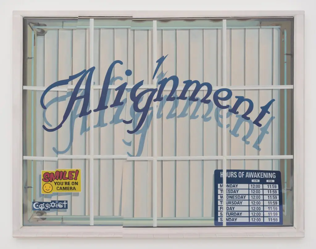 Kayla Witt's "Alignment," 2023, at Sow & Tailor (Courtesy Mason Kuehler and Sow & Tailor)