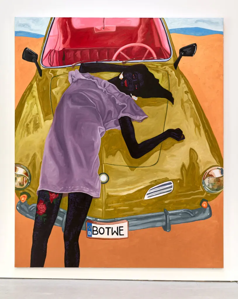 Kwesi Botchway's "Customize Car Surprise," 2021, at Maruani Mercier (Courtesy Maruani Mercier)