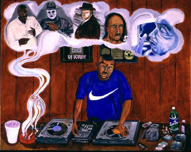 El Franco Lee II's "DJ Screw on the Mix," 2003. (Courtesy El Franco Lee II)