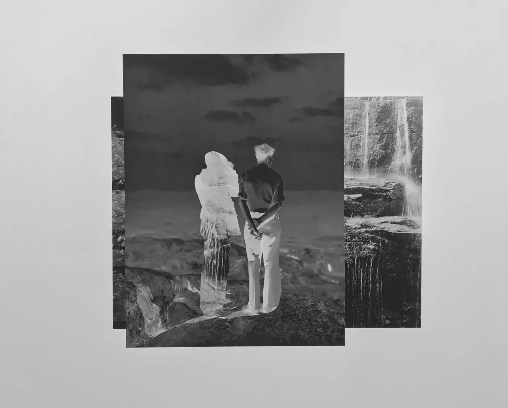 Pablo Lerma, ... and he became a waterfall II, 2019, Collage, Archival Print Phototex, Courtesy of the artist - presented in Contemporary Histories of Photography, led by Natalie Zelt
