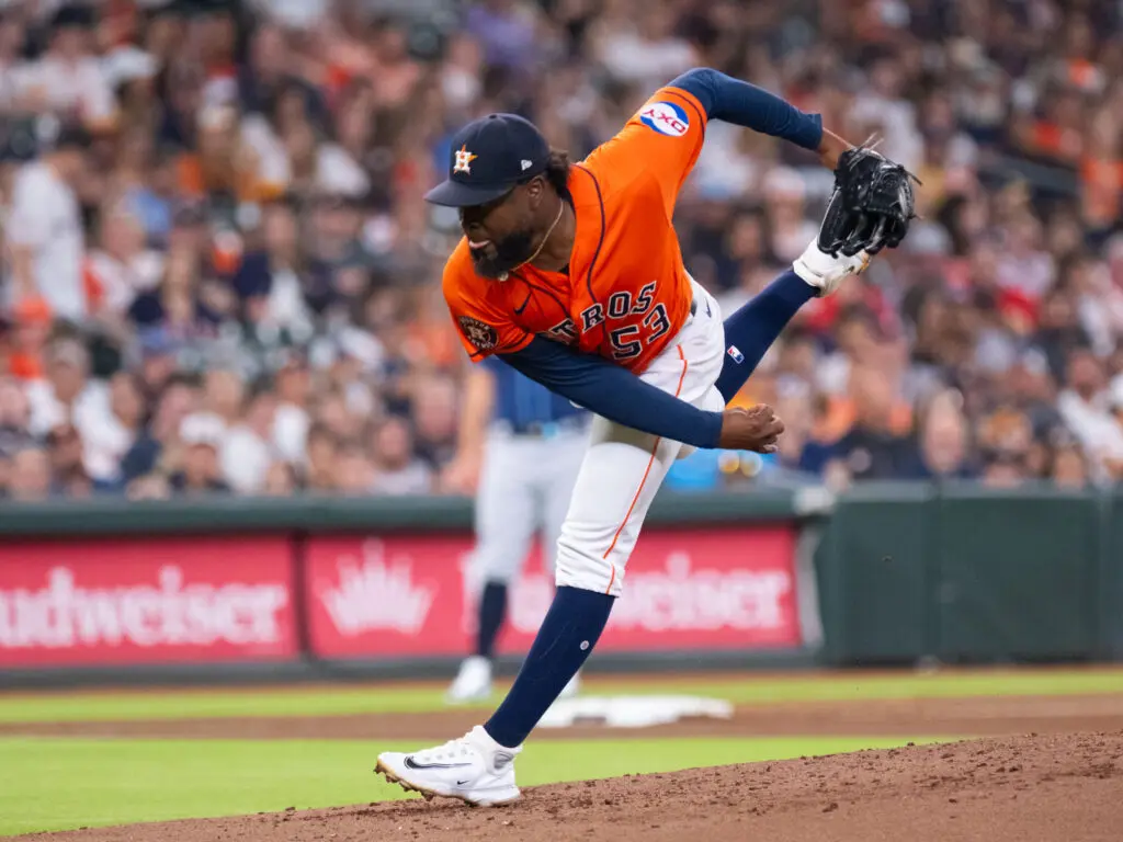 The Houston Astros need Cristian Javier to be good to be at their best in October. (Photo by F. Carter Smith)