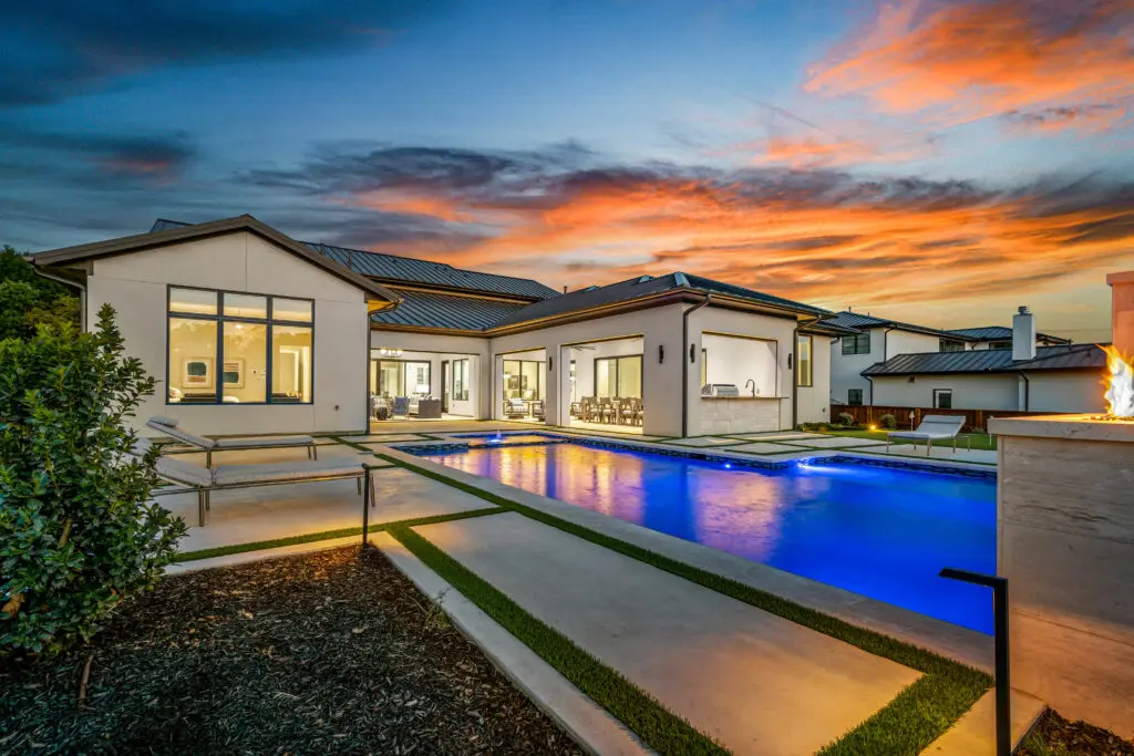 108 Legacy Court - with its enchanting outdoor experience includes putting green and pool.