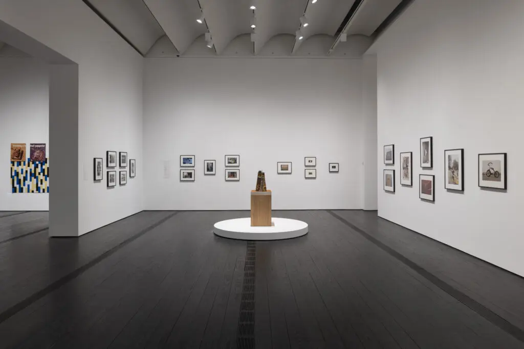 Installation view of "The Curatorial Imagination of Walter Hopps" at The Menil Collection (Photo by Paul Hester)