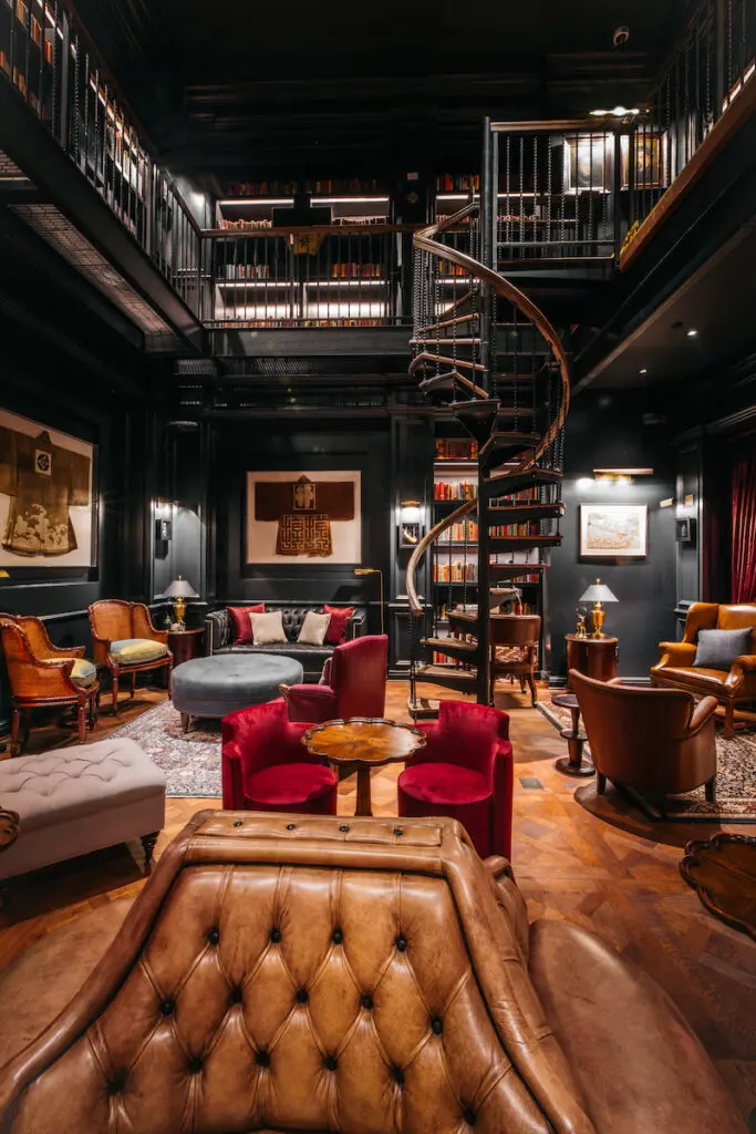 The Library at Babou's (Photo by Kathy Tran)