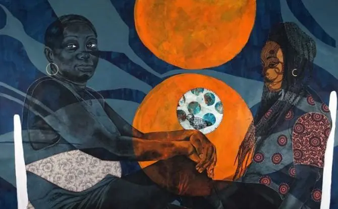 Delita Martin's "The Moon and The Little Bird," 2018