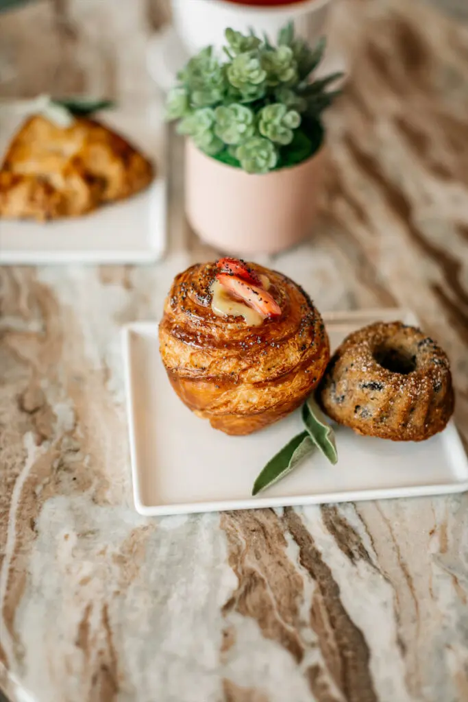 Laminated brioche pastries. (Photo by Beckley)