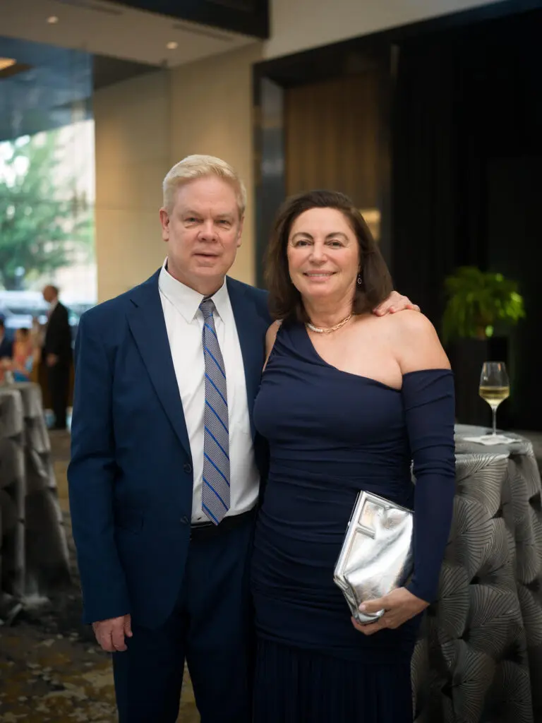 Alfred Glassell & Marli Andrade at Texas Heart Institute's 'The Supper Club' gala held at the Post Oak Hotel. (Photo by Daniel Ortiz)