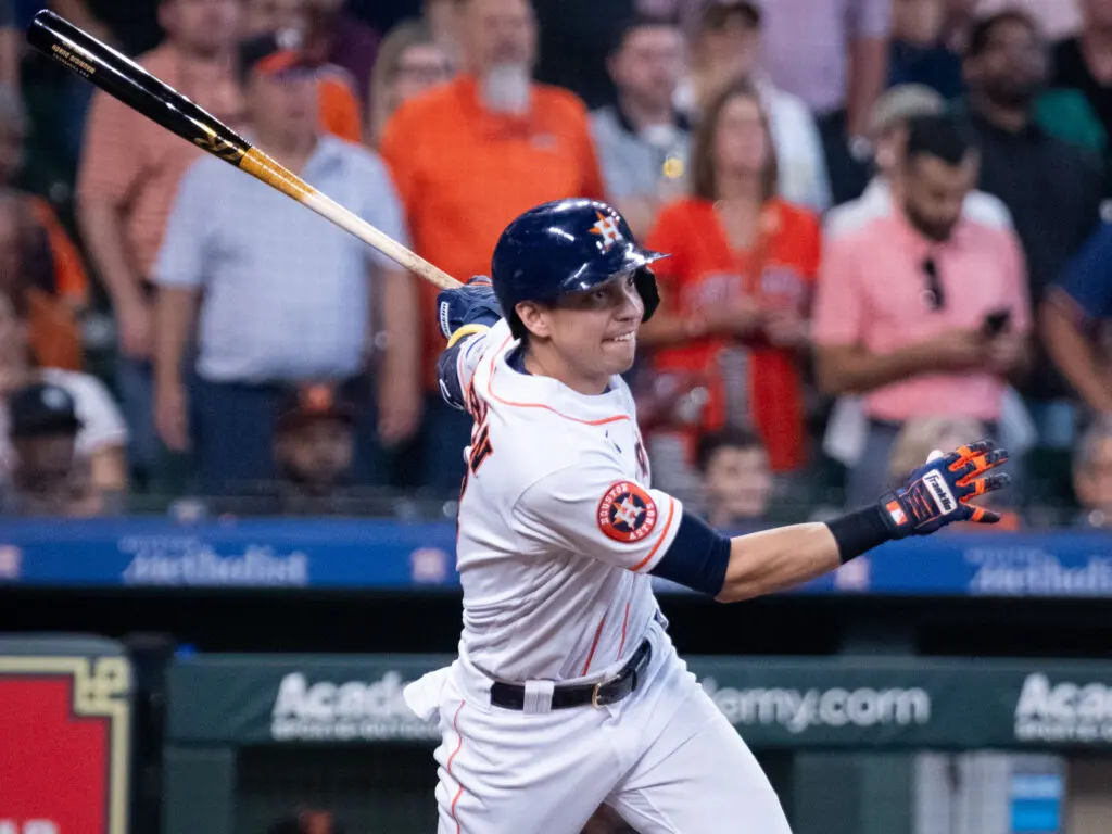 Mauricio Dubon does not wait to drive the game-winning run in. He pounces.  (Photo by F. Carter Smith)