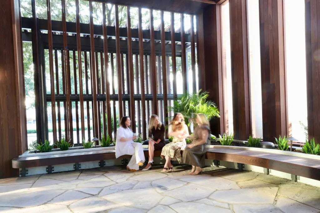 The grand 25 foot high entry to the new seafood centered restaurant dubbed Balboa Surf Club leaves quite an impression. (Courtesy Western Addition)