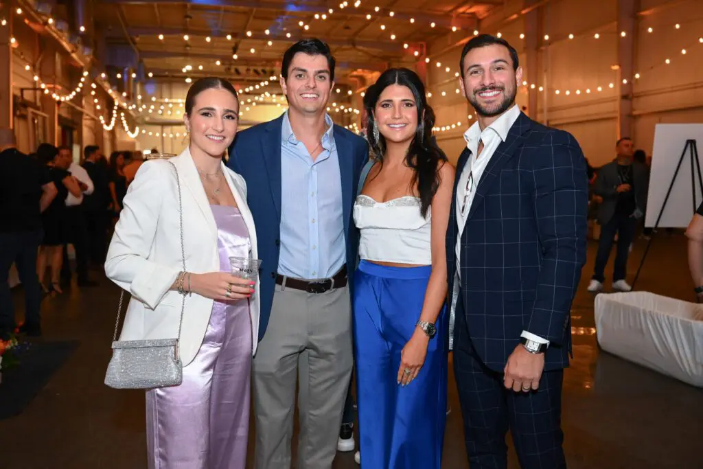 Carla Martinez, Michael Anzilotti, Andrea Martinez, Zaid Baraziat the 2023 Team Up held at Silver Street Studios. (Photo by Michelle Watson)