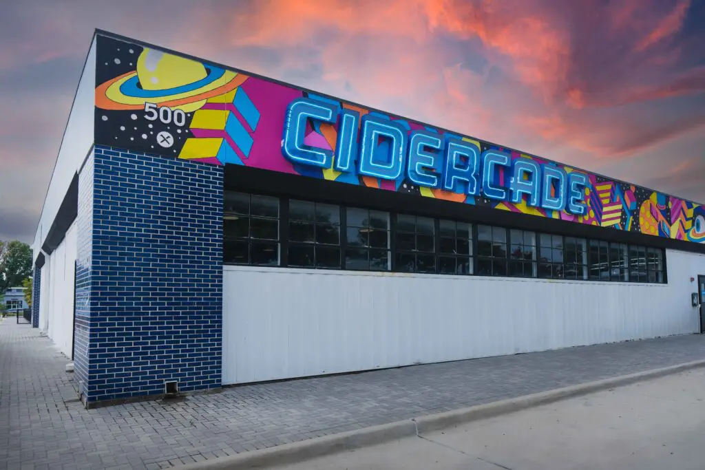 Arlington Gets a New Mega Arcade Bar — The Largest Cidercade Ever Opens Near AT&T Stadium and Globe Life Field