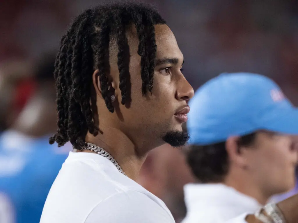 Texans QB CJ Stroud came out to see the Cougars' season opener because of Tank Dell. (Photo by F. Carter Smith)