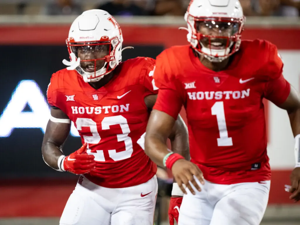 University of Houston running back Parker Jenkins and quarterback Donovan Smith can be a difference making duo. (Photo by F. Carter Smith)