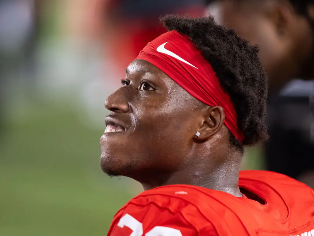 University of Houston freshman running back Parker Jenkins knows things are looking up for the Cougars' future.  (Photo by F. Carter Smith)