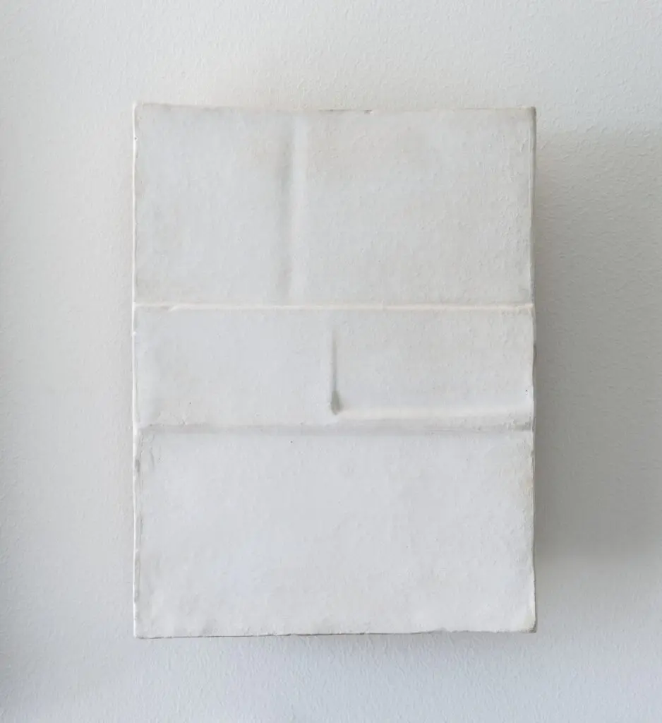 Chryssa's "Cycladic Book No. 5," 1955, at The Menil
Collection, Houston. (© The Estate of
Chryssa, National Museum of Contemporary Art Athens. Photo by Paul Hester)