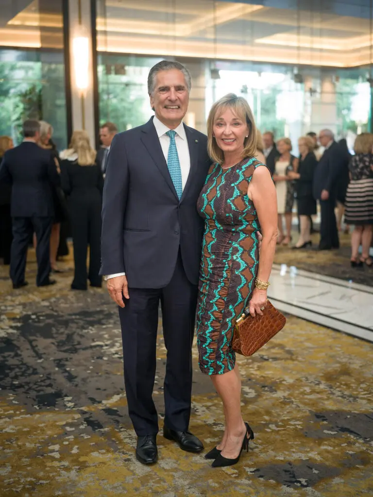 Giorgio & Cathy Borlenghi at Texas Heart Institute's 'The Supper Club' gala held at the Post Oak Hotel. (Photo by Daniel Ortiz)