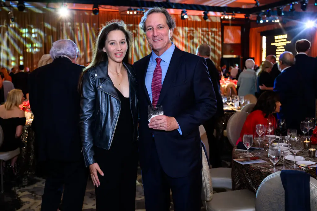 Hallie Grimes, David Grimes at Texas Heart Institute's 'The Supper Club' gala held at the Post Oak Hotel. (Photo by Michelle Watson)