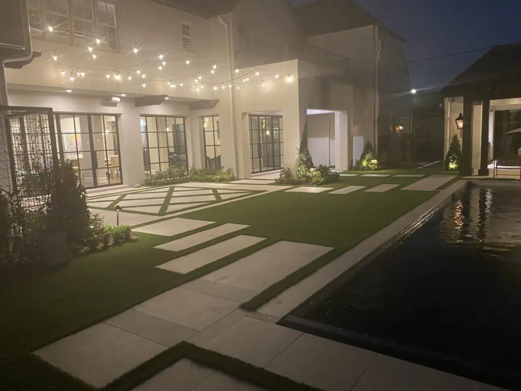 When AJ's Landscaping starts a project, they meet with the clients at their home so they can get the full picture.