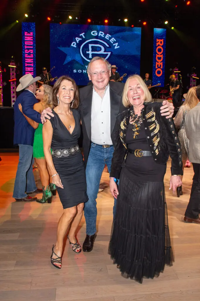 Julie Luecht, Les & Elsie Eckert at the Houston Cattle Baron's Ball held at Post 713 Music Hall. (Photo by Jacob Power)