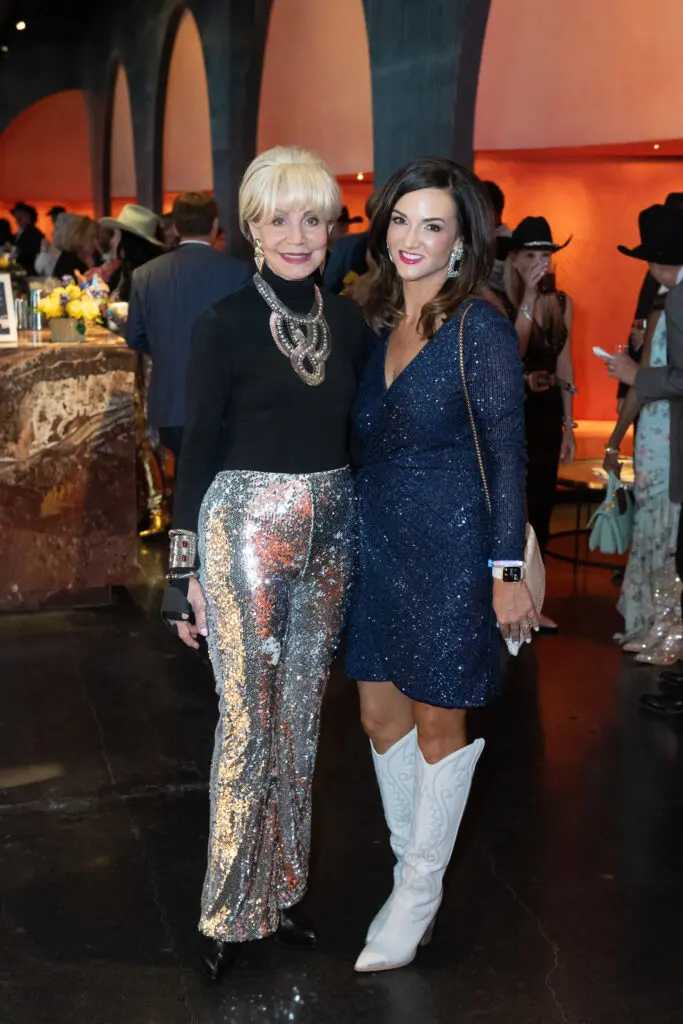 Leisa Holland Bowman, Jenny Todd at the Houston Cattle Baron's Ball held at Post 713 Music Hall (Photo by Wilson Parish)